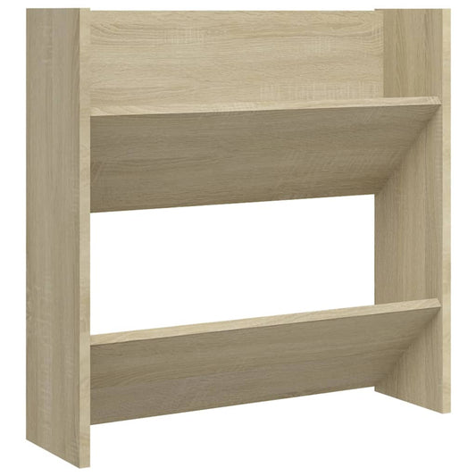 Wand-Schuhschrank Sonoma-Eiche 60x18x60 cm Holzwerkstoff
