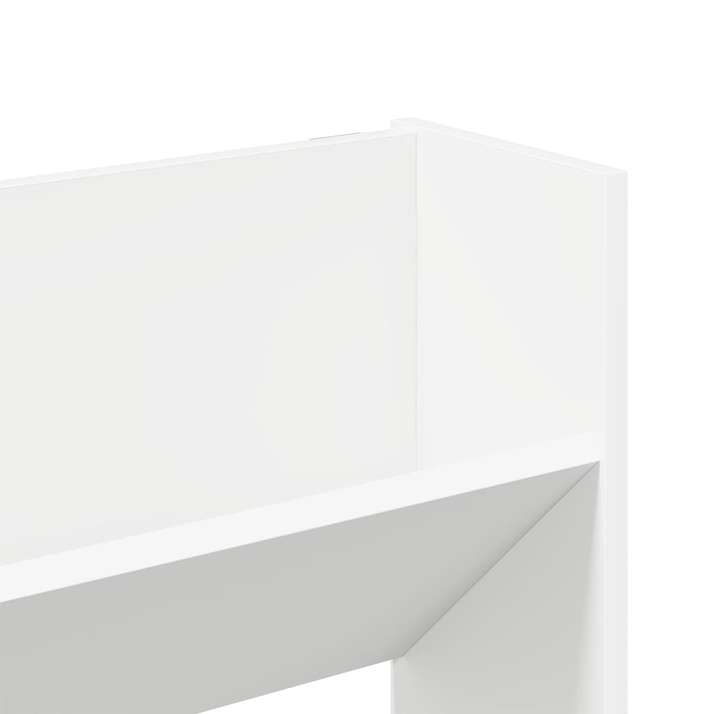 Wand-Schuhschrank Weiß 80x18x60 cm Holzwerkstoff