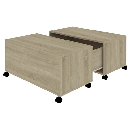 Couchtisch Sonoma-Eiche 75x75x38 cm Holzwerkstoff