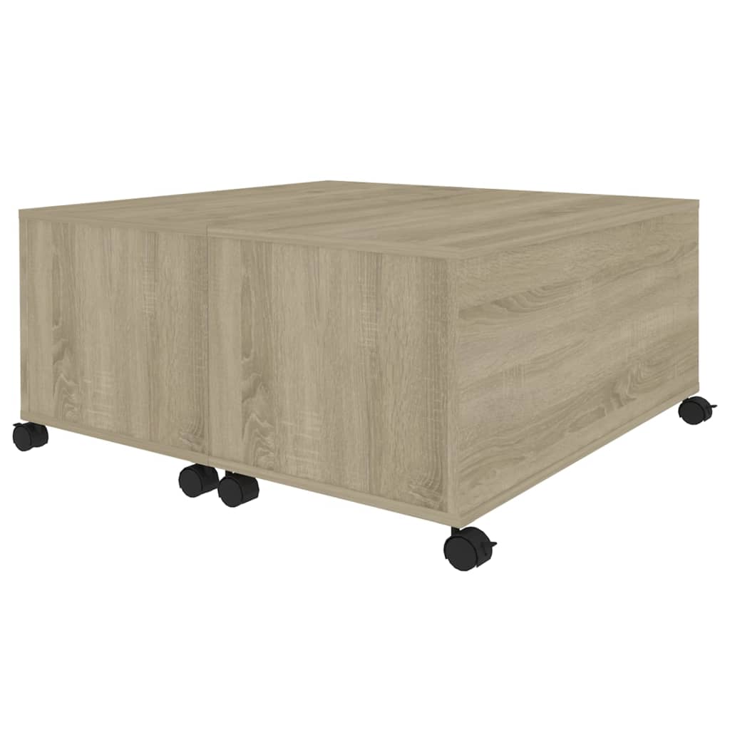 Couchtisch Sonoma-Eiche 75x75x38 cm Holzwerkstoff