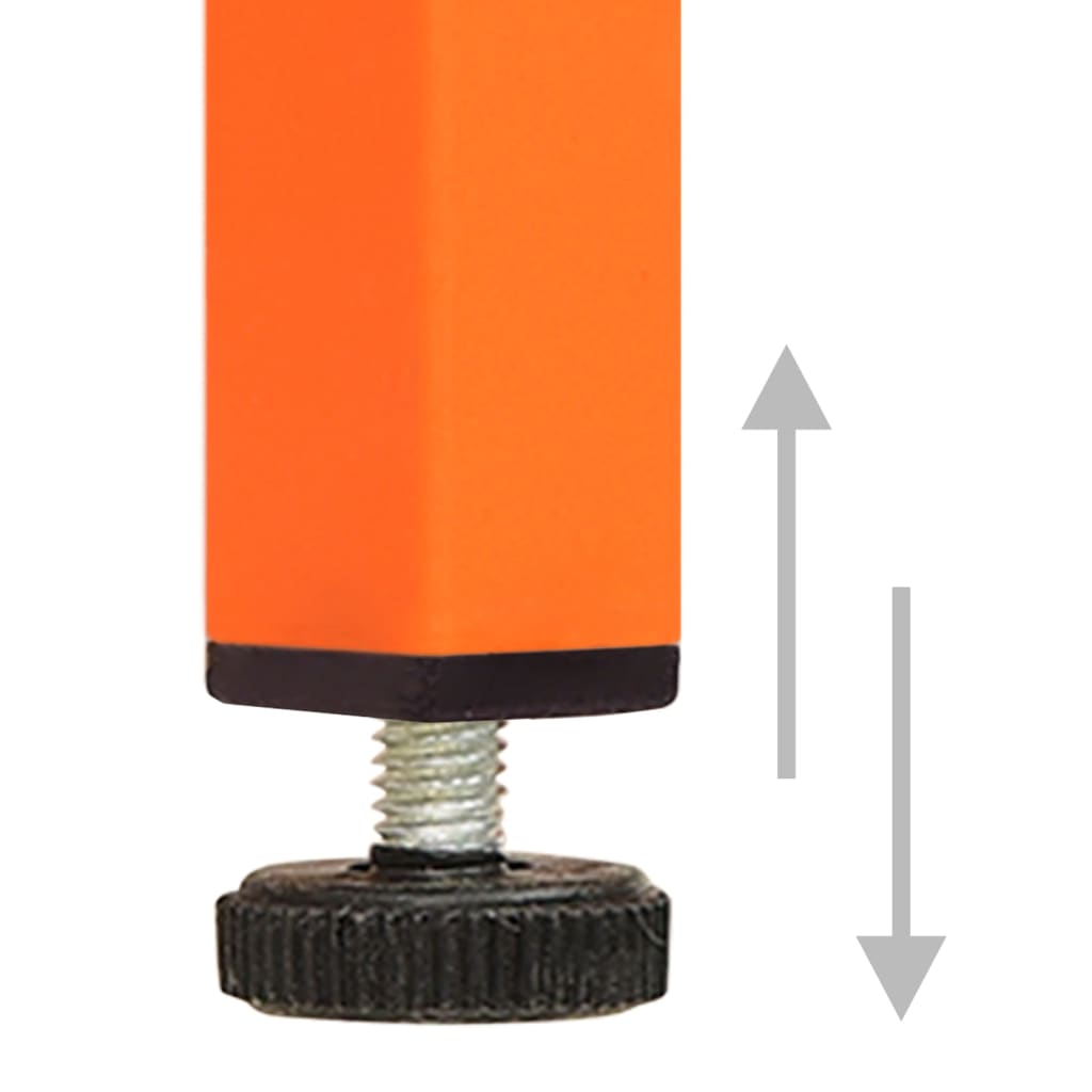 TV-skab Orange 105x35x50 cm Stål