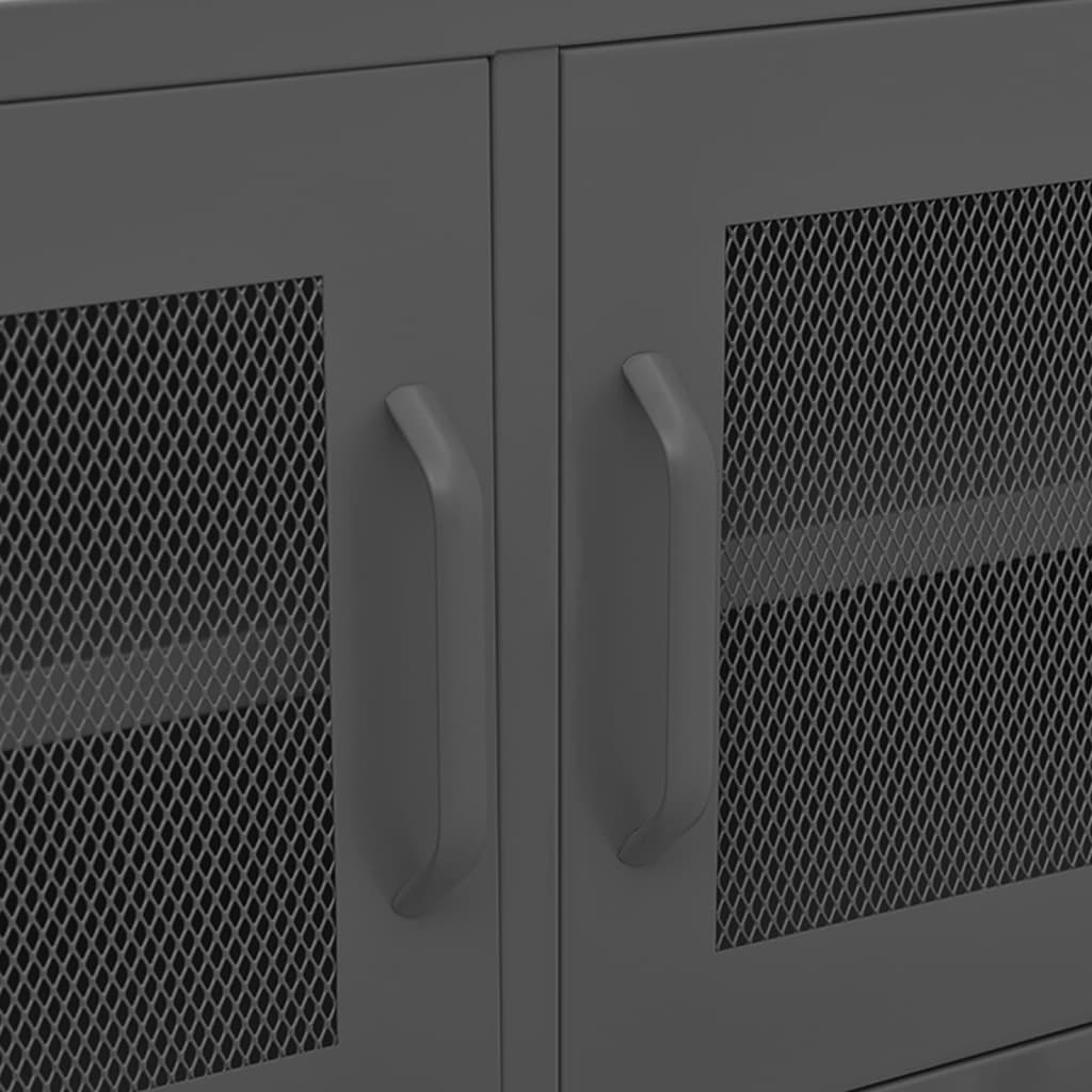 TV-skab Antracit 105x35x50 cm Stål