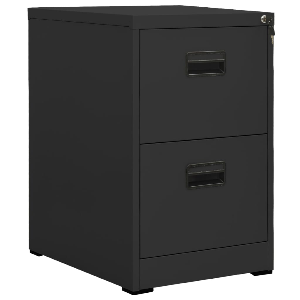 Arkivskab Antracit 46x62x72,5 cm Stål