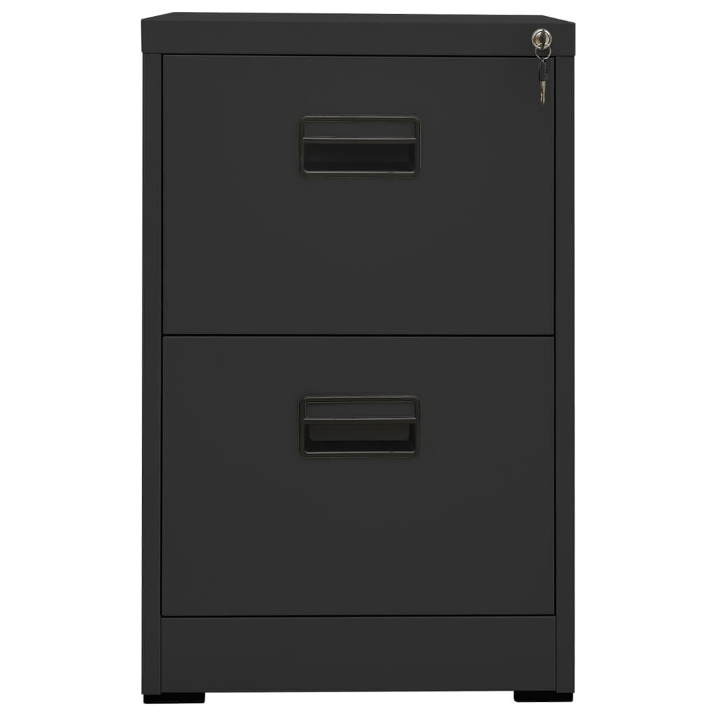 Arkivskab Antracit 46x62x72,5 cm Stål