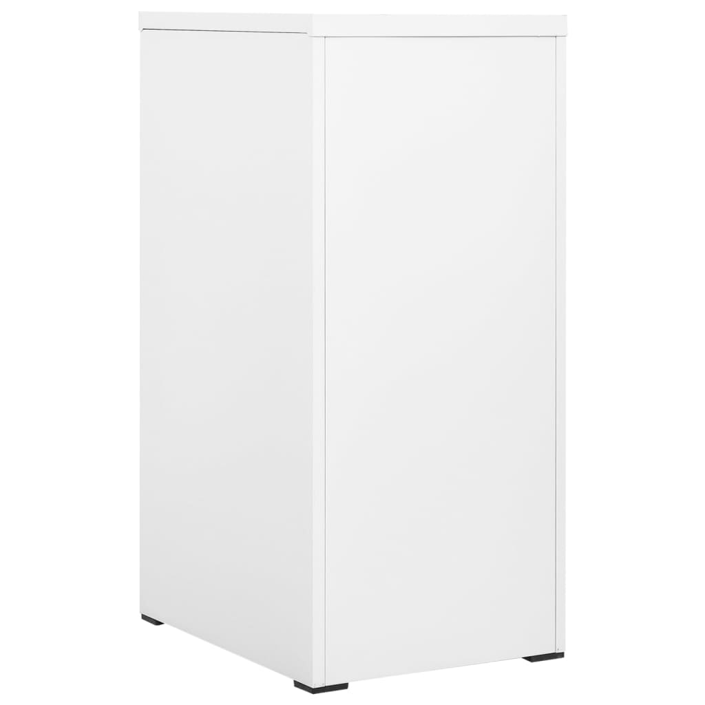 Arkivskab Hvid 46x62x102,5 cm Stål