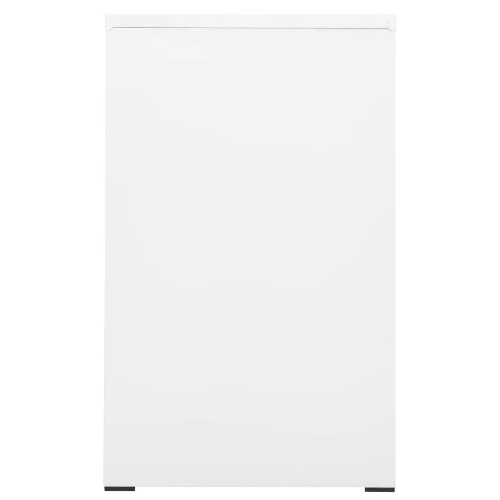 Arkivskab Hvid 46x62x102,5 cm Stål