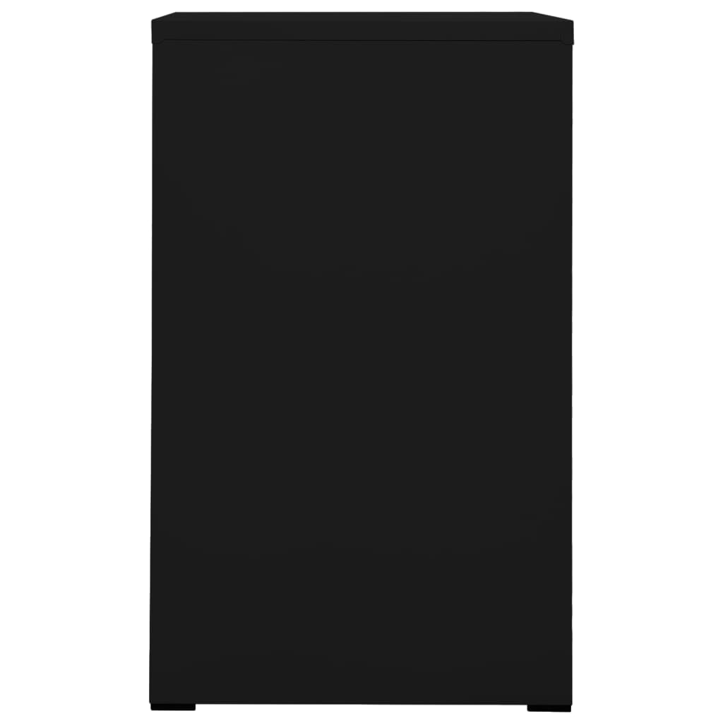 Arkivskab Sort 46x62x102,5 cm Stål