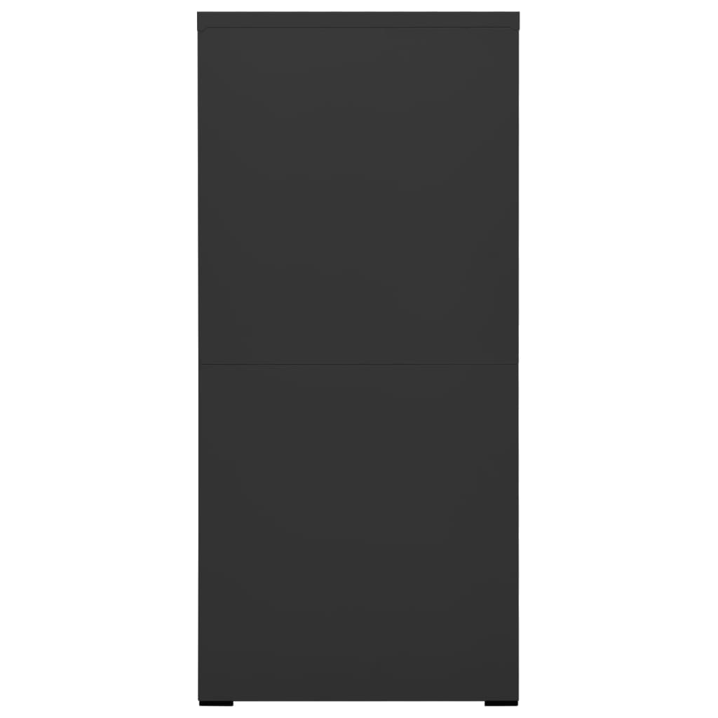 Arkivskab Antracit 46x62x133 cm Stål
