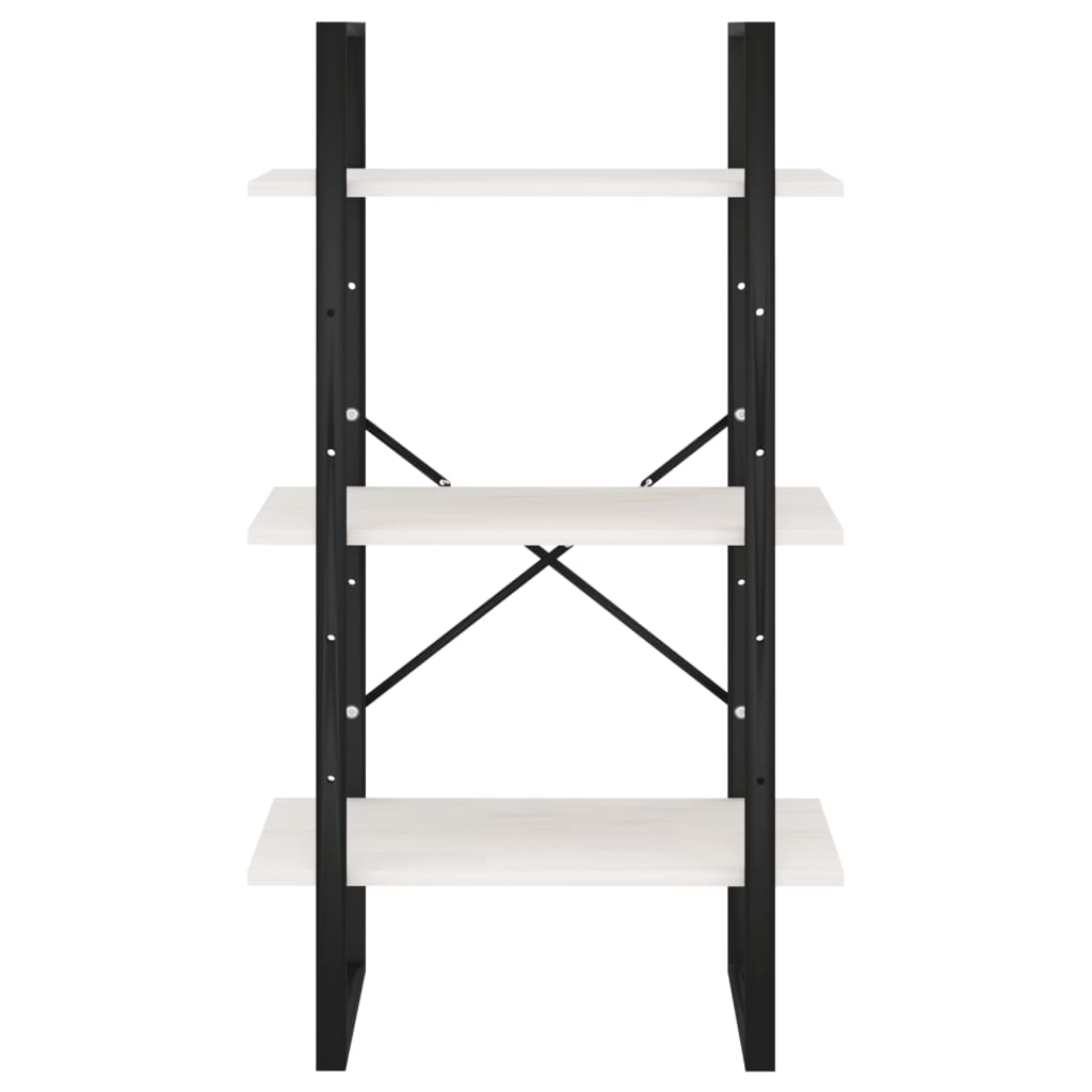 Ståhylde Hvid 60x30x105 cm Massiv Fyrretræ