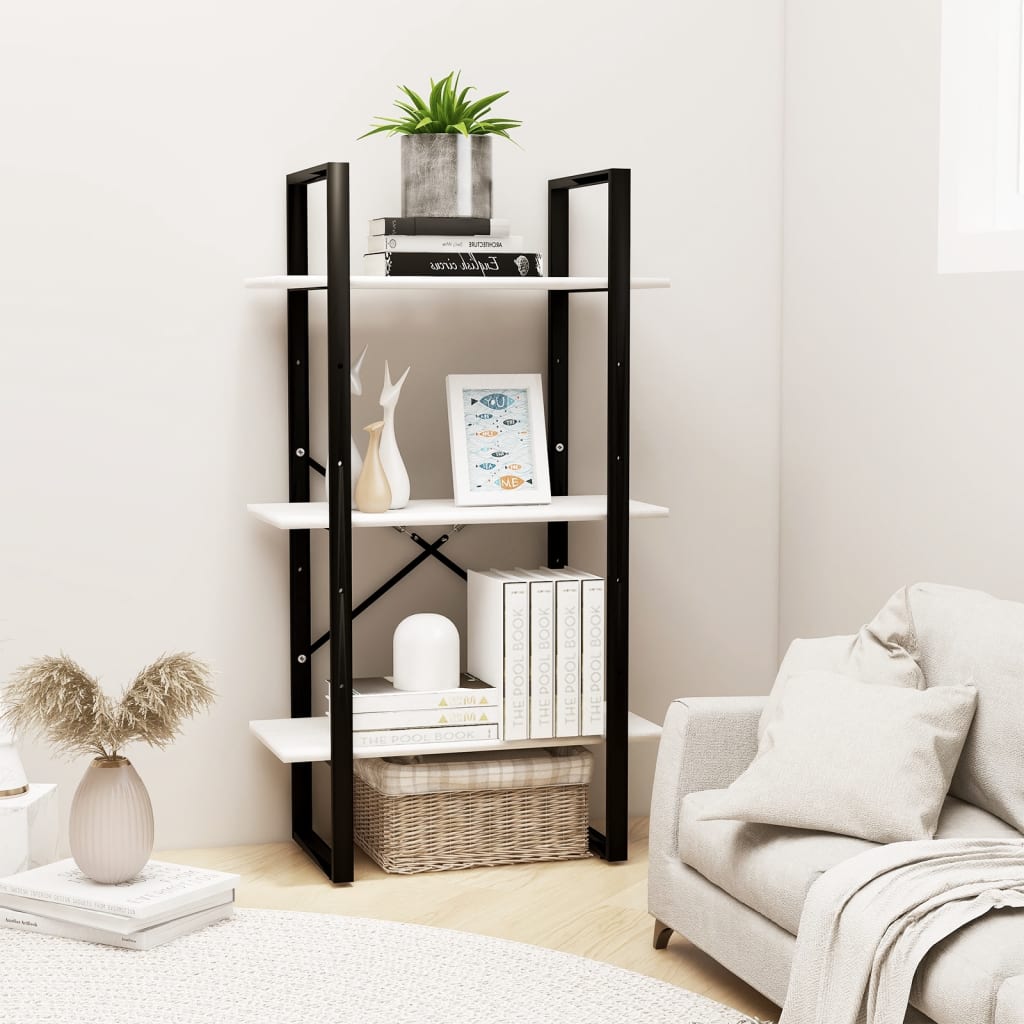 Ståhylde Hvid 60x30x105 cm Massiv Fyrretræ