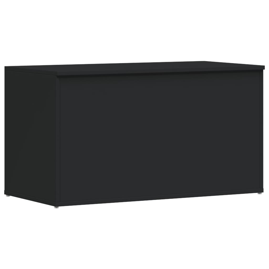 Aufbewahrungstruhe Schwarz 84x42x46 cm Holzwerkstoff