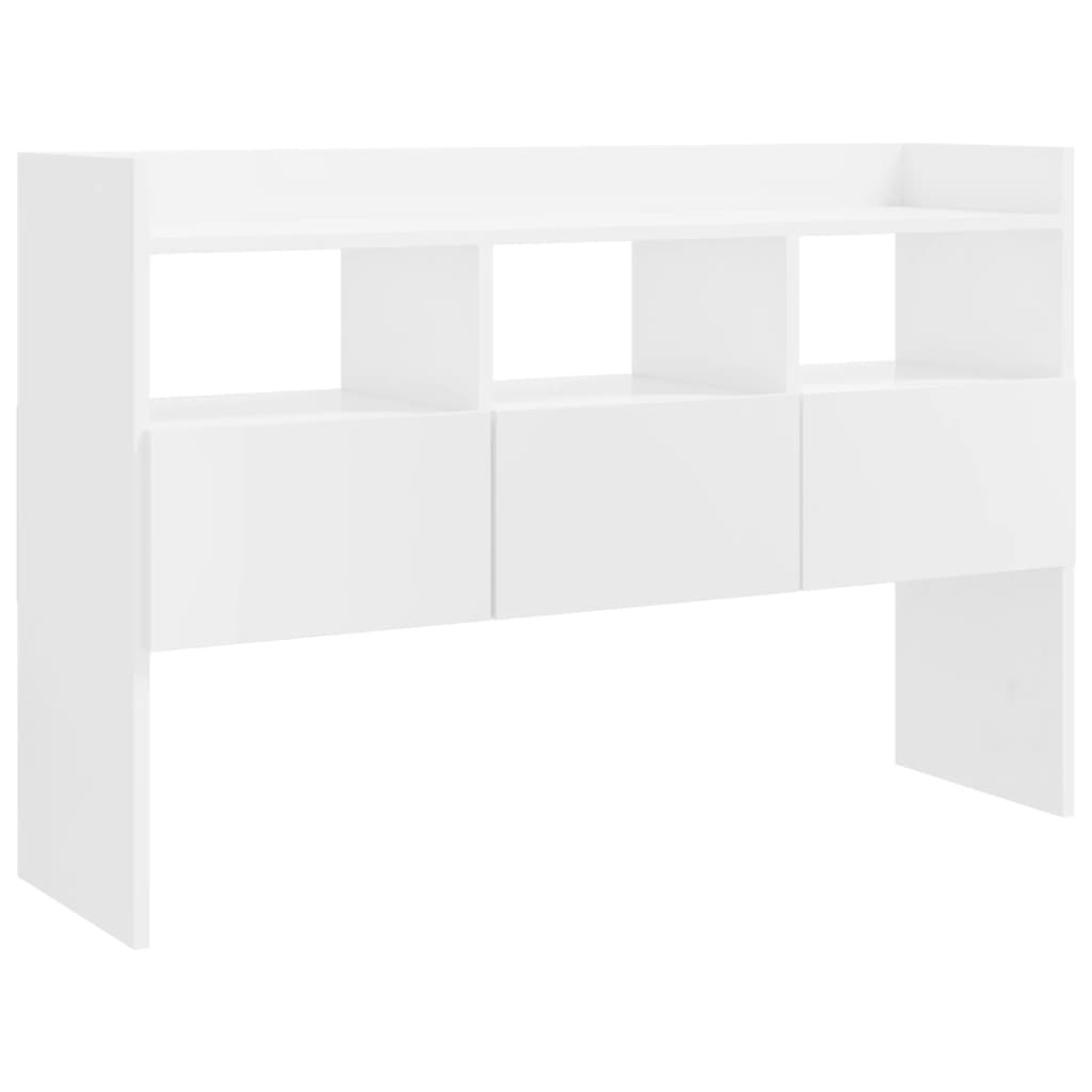Sideboard Hochglanz-Weiß 105x30x70 cm Holzwerkstoff