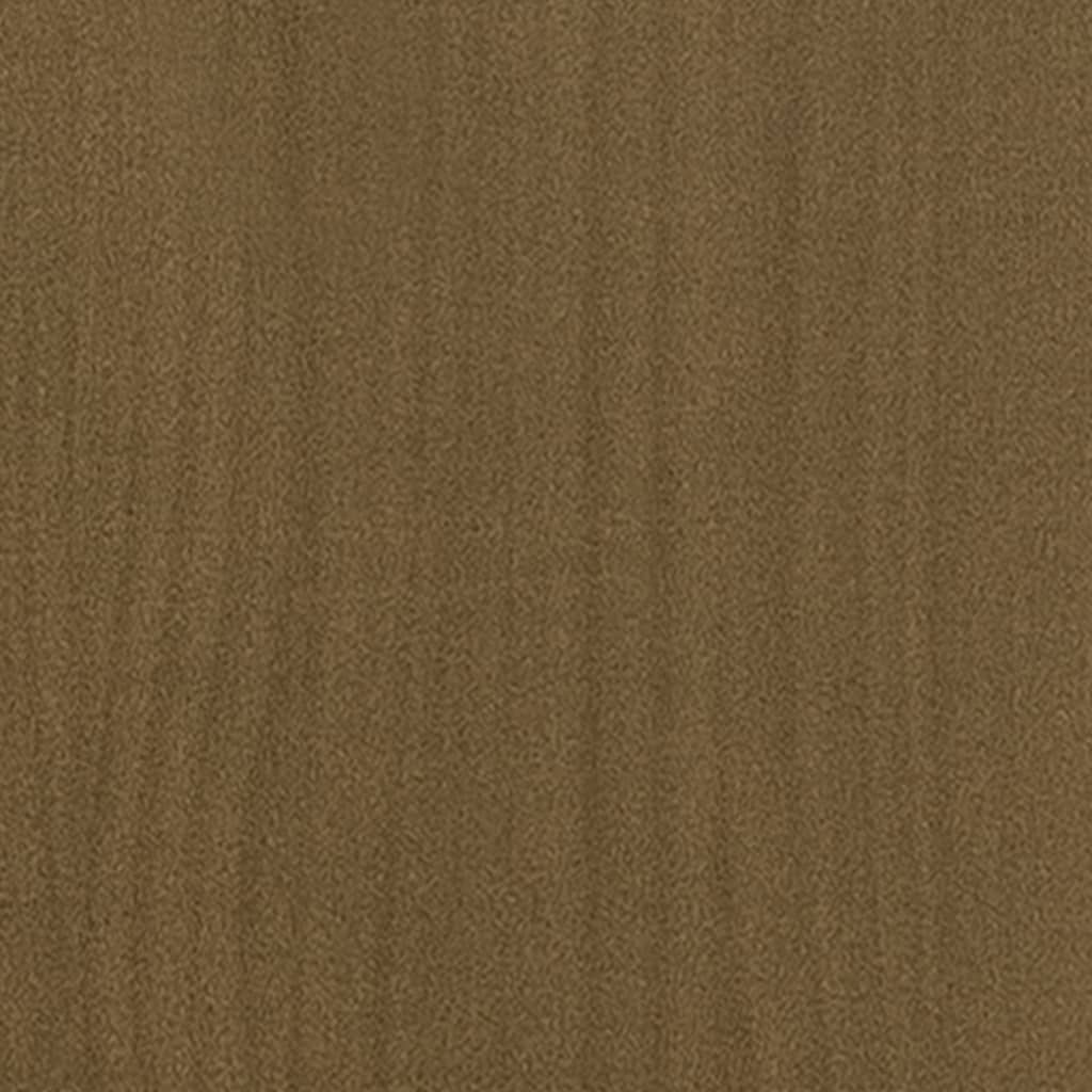 Bogreol/rumdeler Honningbrun 100x30x103 Massiv Fyr
