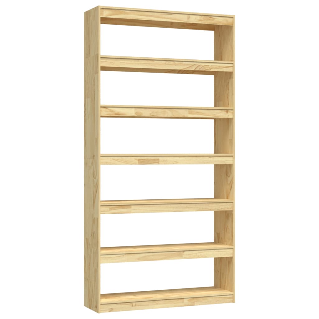 Bogreol/rumdeler 100x30x200 cm Massiv fyrretræ