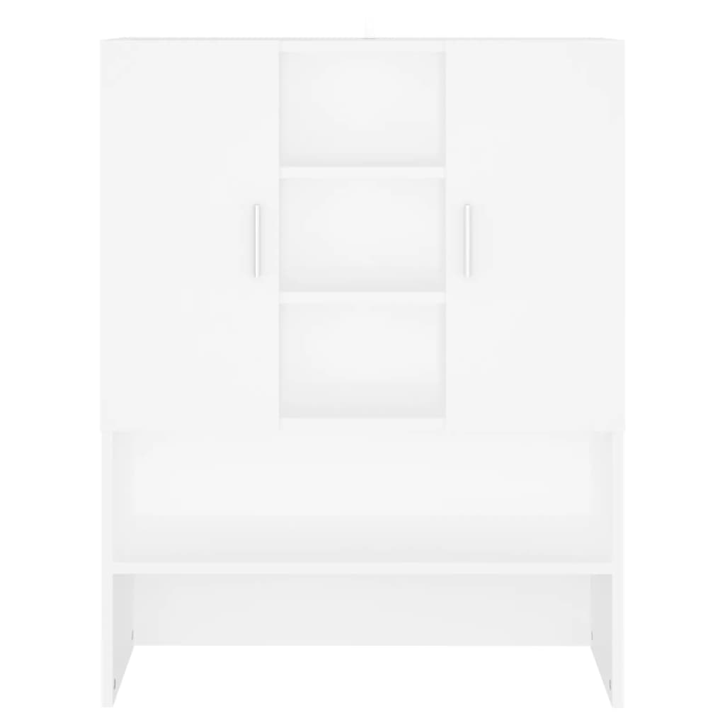Waschmaschinenschrank Weiß 70,5x25,5x90 cm