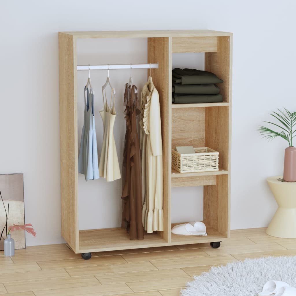 Garderobe Sonoma Eg 80x40x110 cm Træmateriale