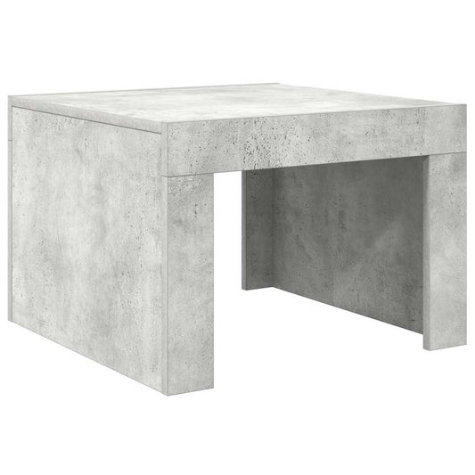 Couchtisch Betongrau 50x50x35 cm Holzwerkstoff