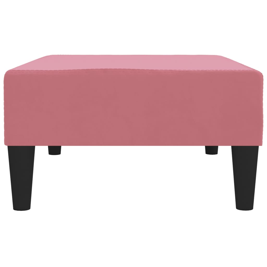Fußhocker Rosa 78x56x32 cm Samt