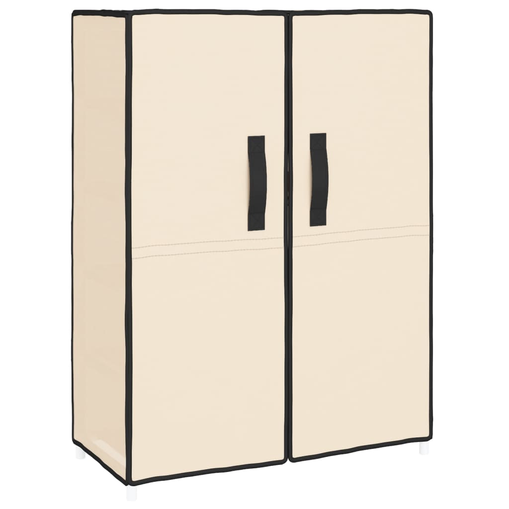 Skoskab Creme 60x28x90 cm Stof