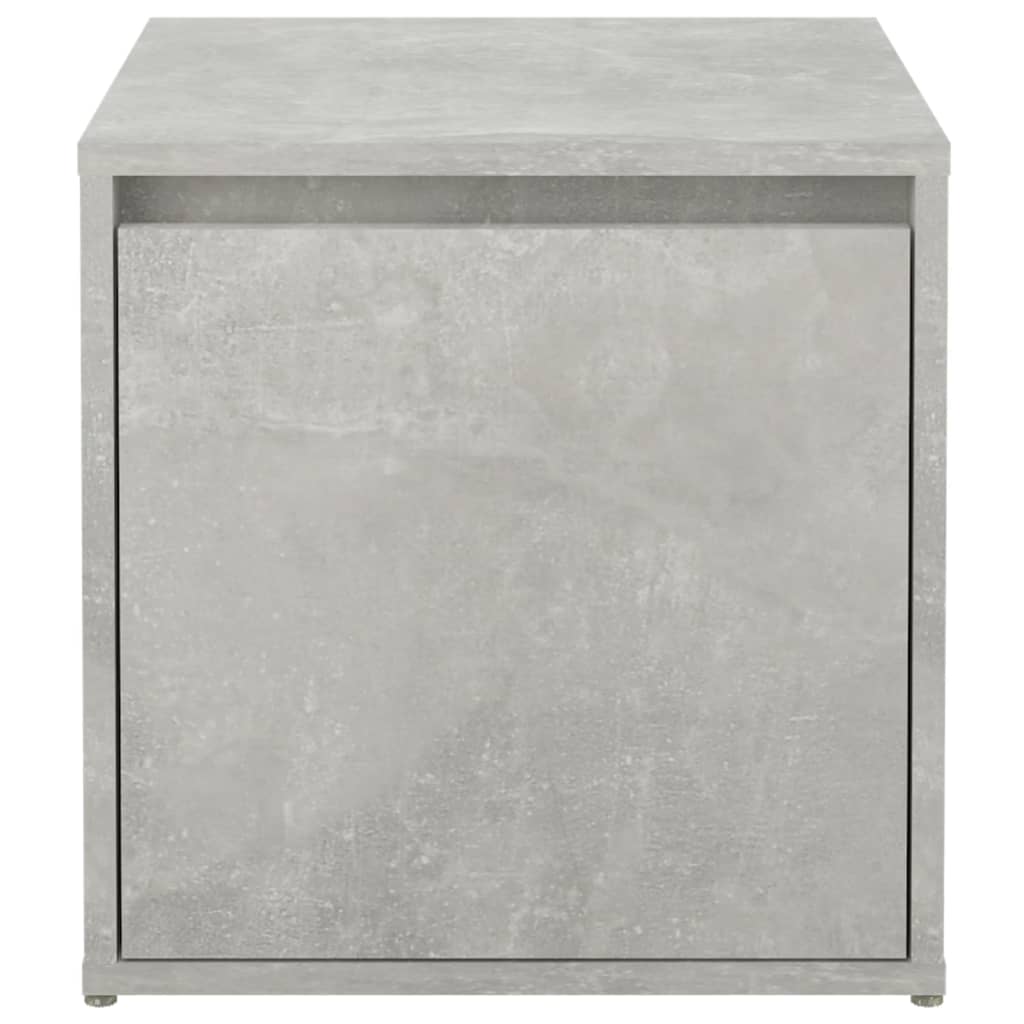 Skuffekasse Beton Grå 40,5x40x40 cm Træmateriale