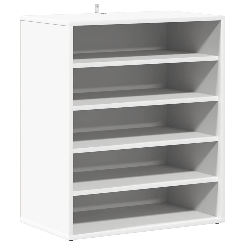 Skoskab Hvid 60x35x70 cm Træmateriale