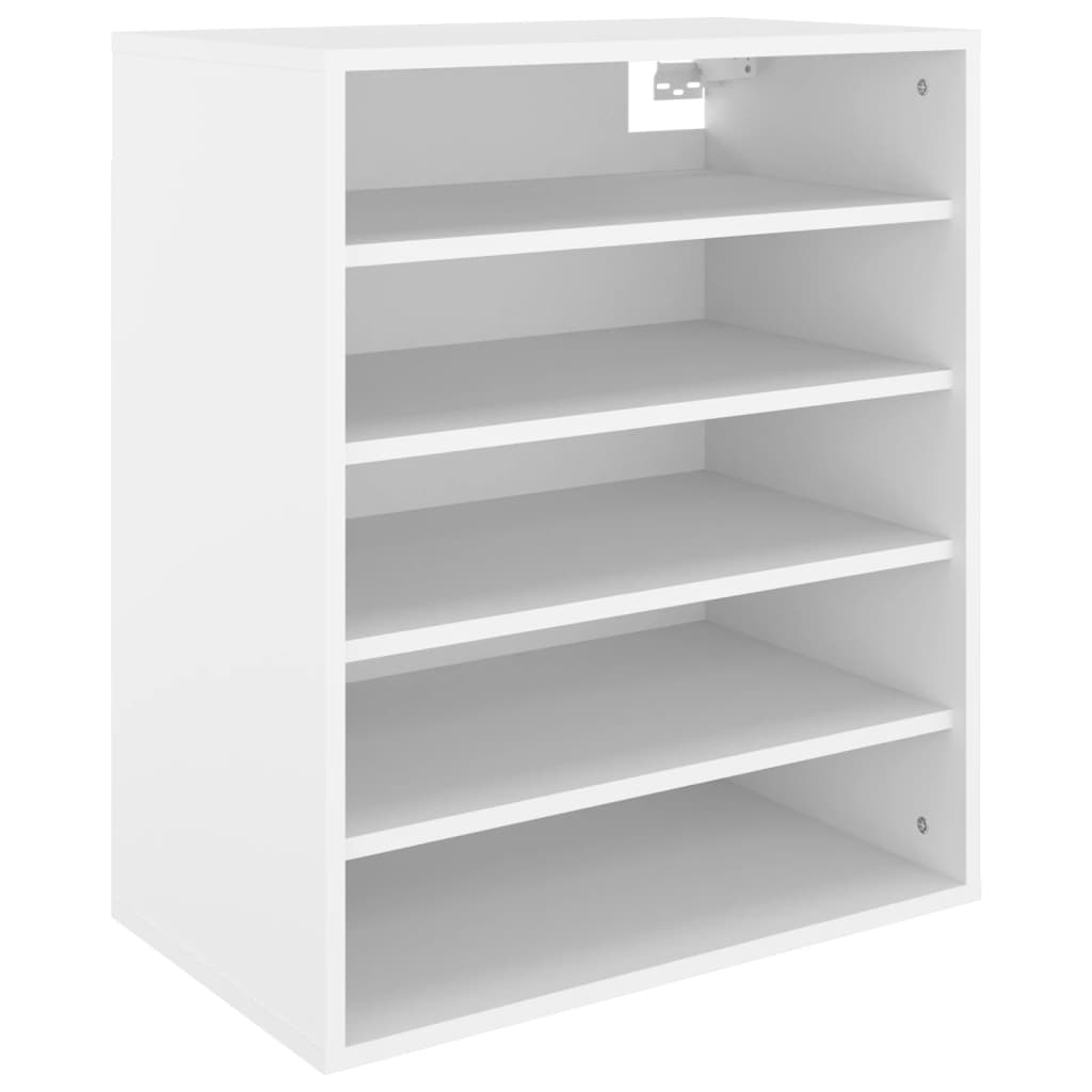 Skoskab Hvid 60x35x70 cm Træmateriale