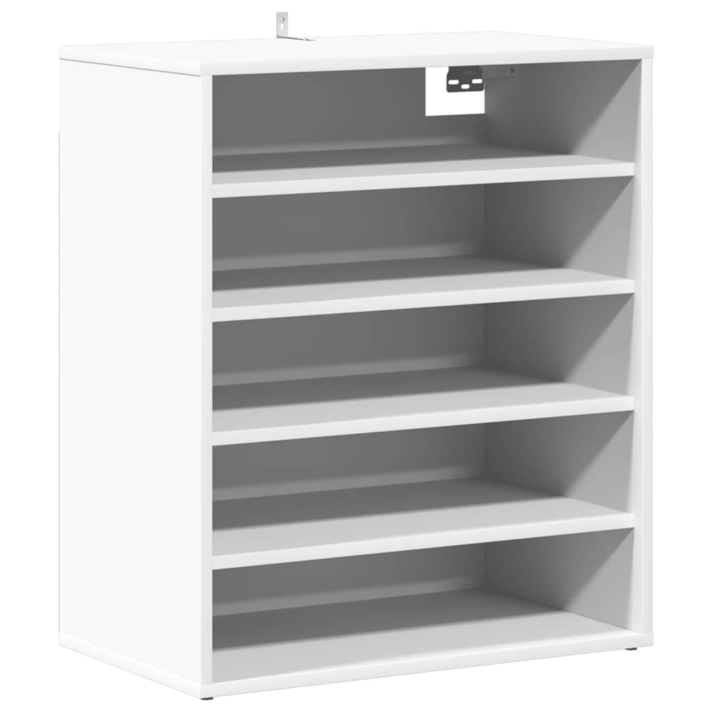 Skoskab Hvid 60x35x70 cm Træmateriale