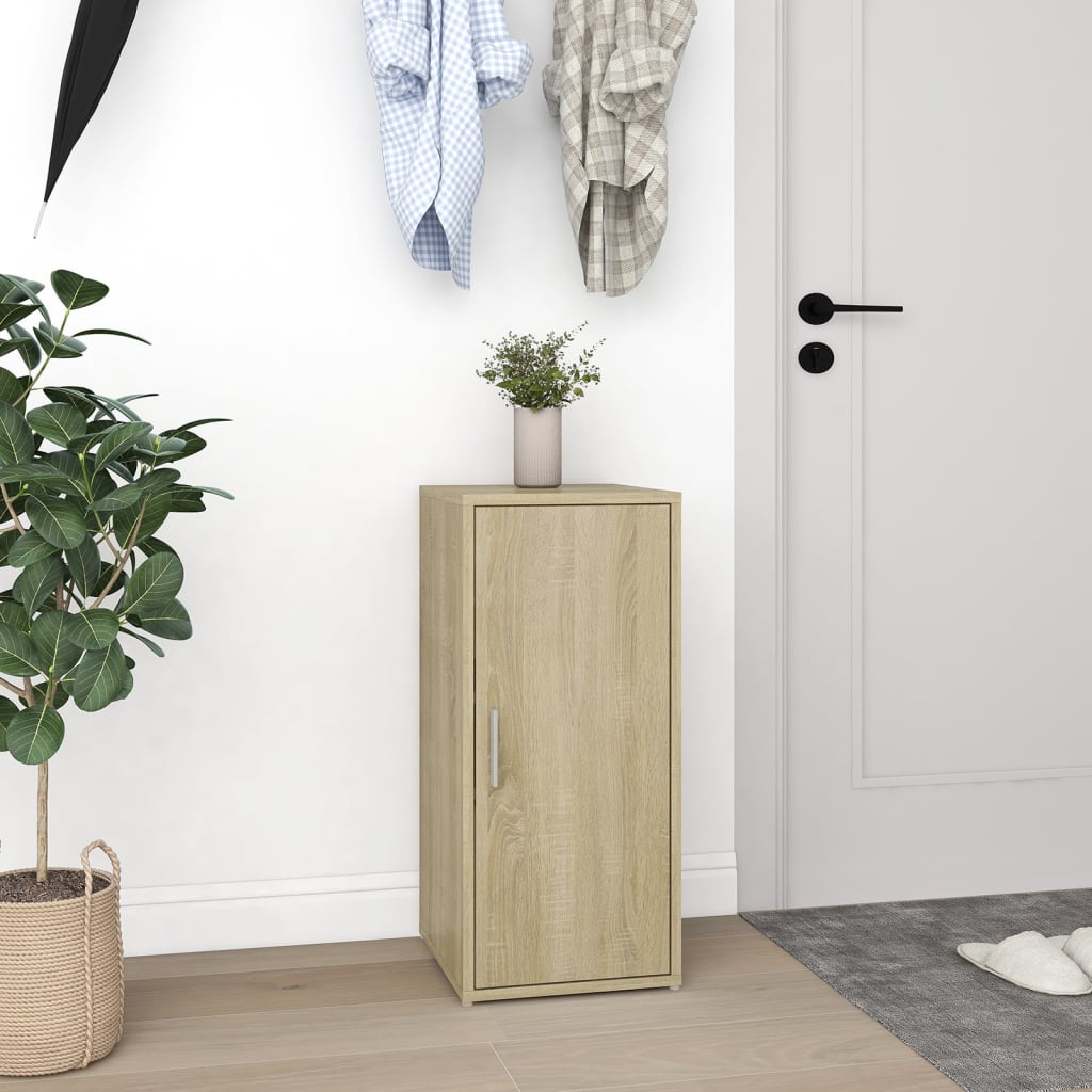 Skoskabe 2 stk Sonoma eg 32x35x70 cm træmateriale