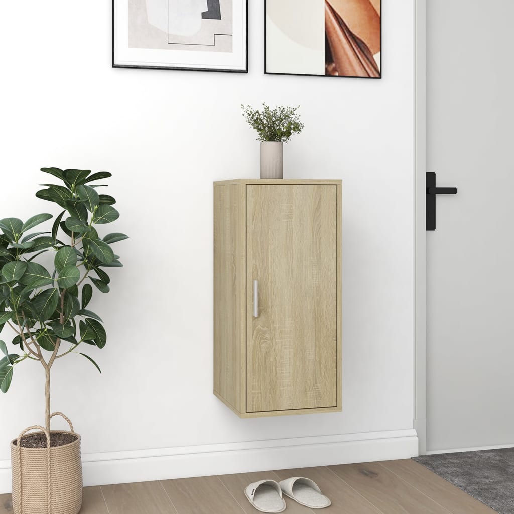 Skoskabe 2 stk Sonoma eg 32x35x70 cm træmateriale