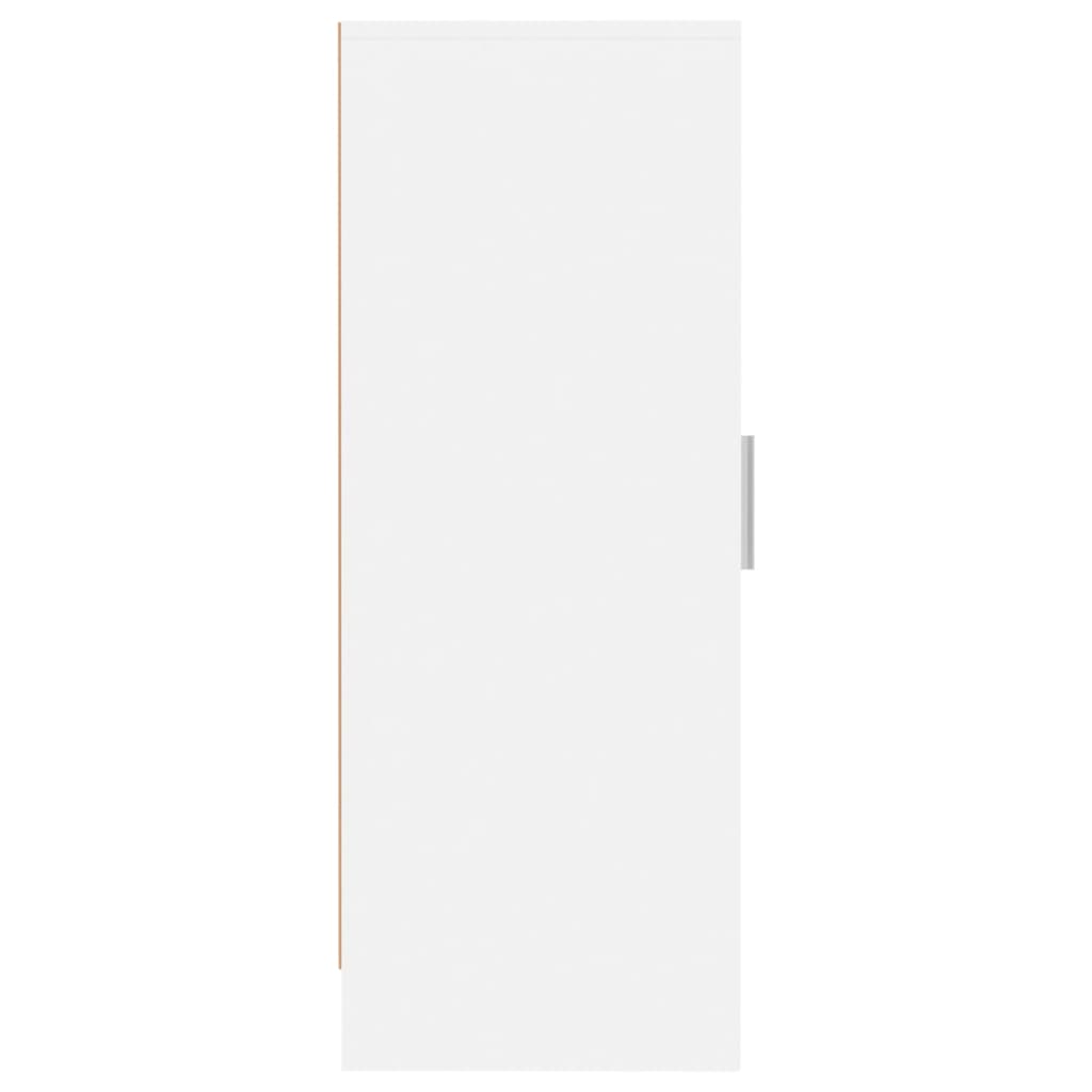 Skoskab Hvid 32x35x92 cm Træ Materiale