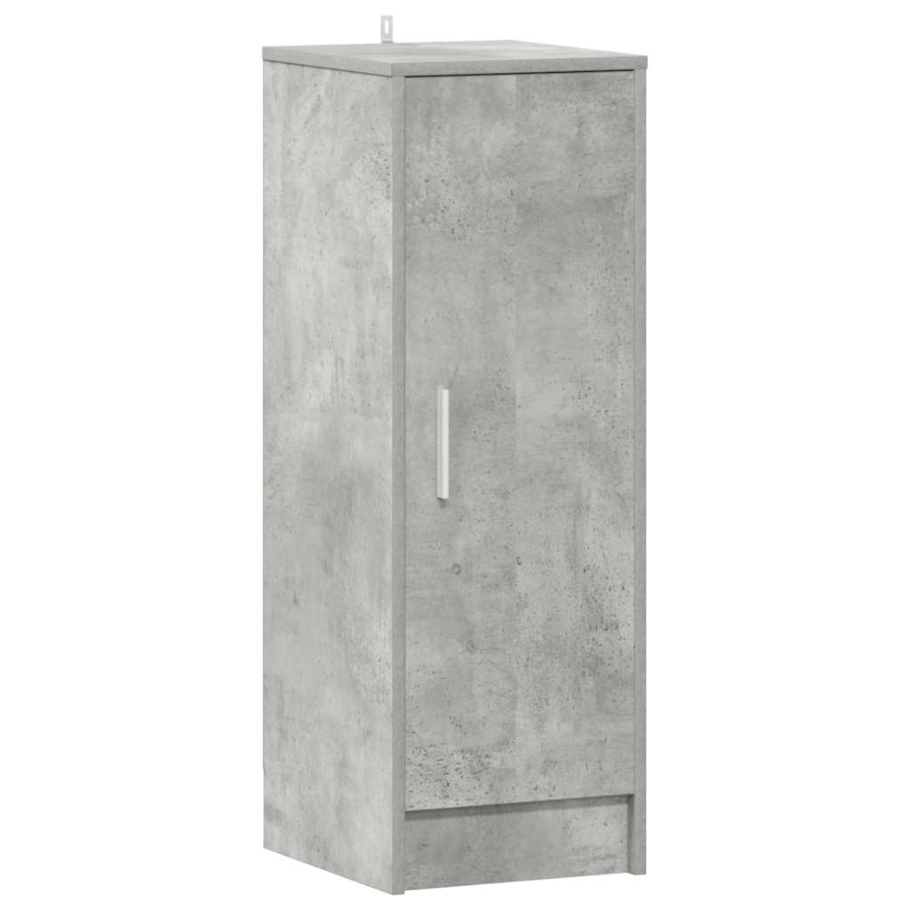 Skoskab Beton Grå 32x35x92 cm Træ Materiale