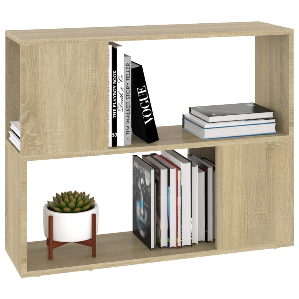 TV-Schrank Sonoma-Eiche 80x24x63 cm Holzwerkstoff