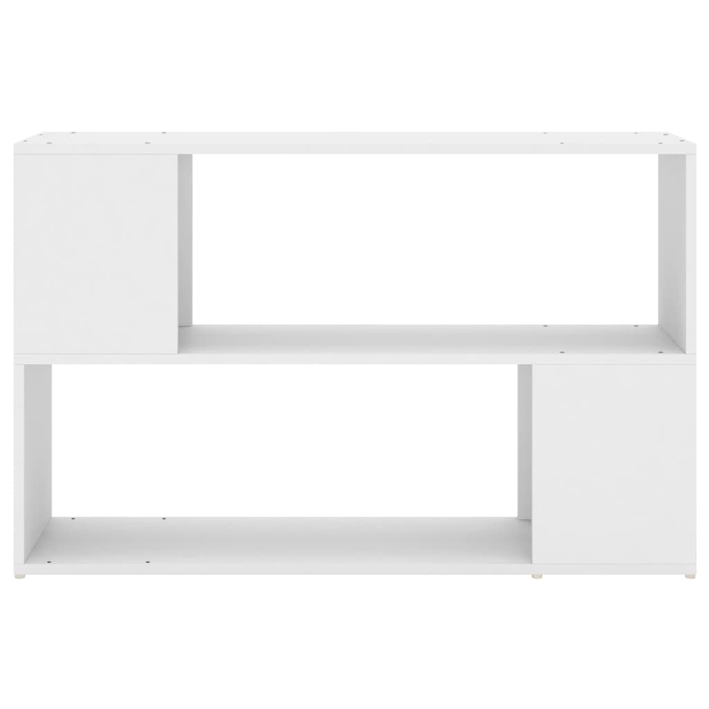 Bogreol Hvid 100x24x63 cm Træmateriale