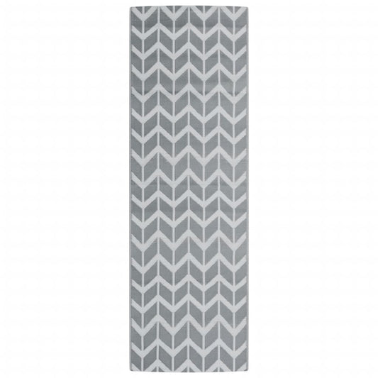 Outdoor-Teppich ARAKIL Grau 80x250 cm PP