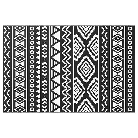 Outdoor-Teppich ARAKIL Schwarz 120x180 cm PP