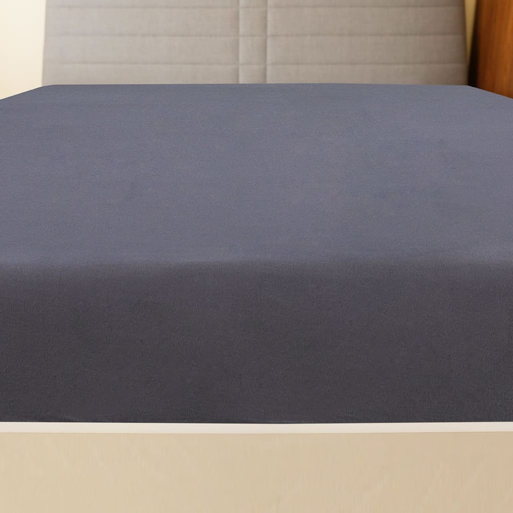 Fitted Sheet Jersey antracit 100x200 cm Bomuld