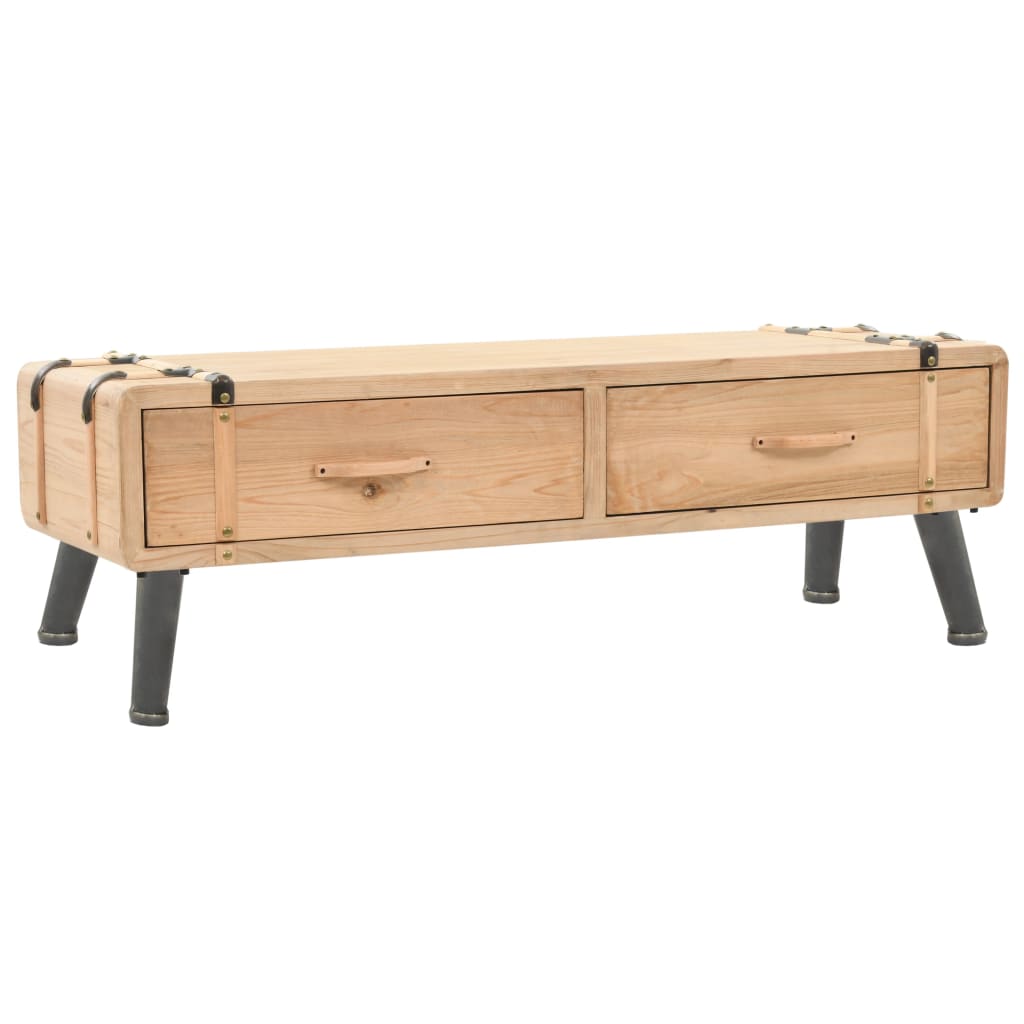 Tv-møbel 110x33x35 cm massivt grantræ