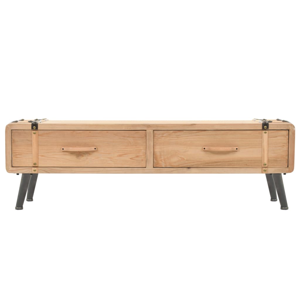 Tv-møbel 110x33x35 cm massivt grantræ