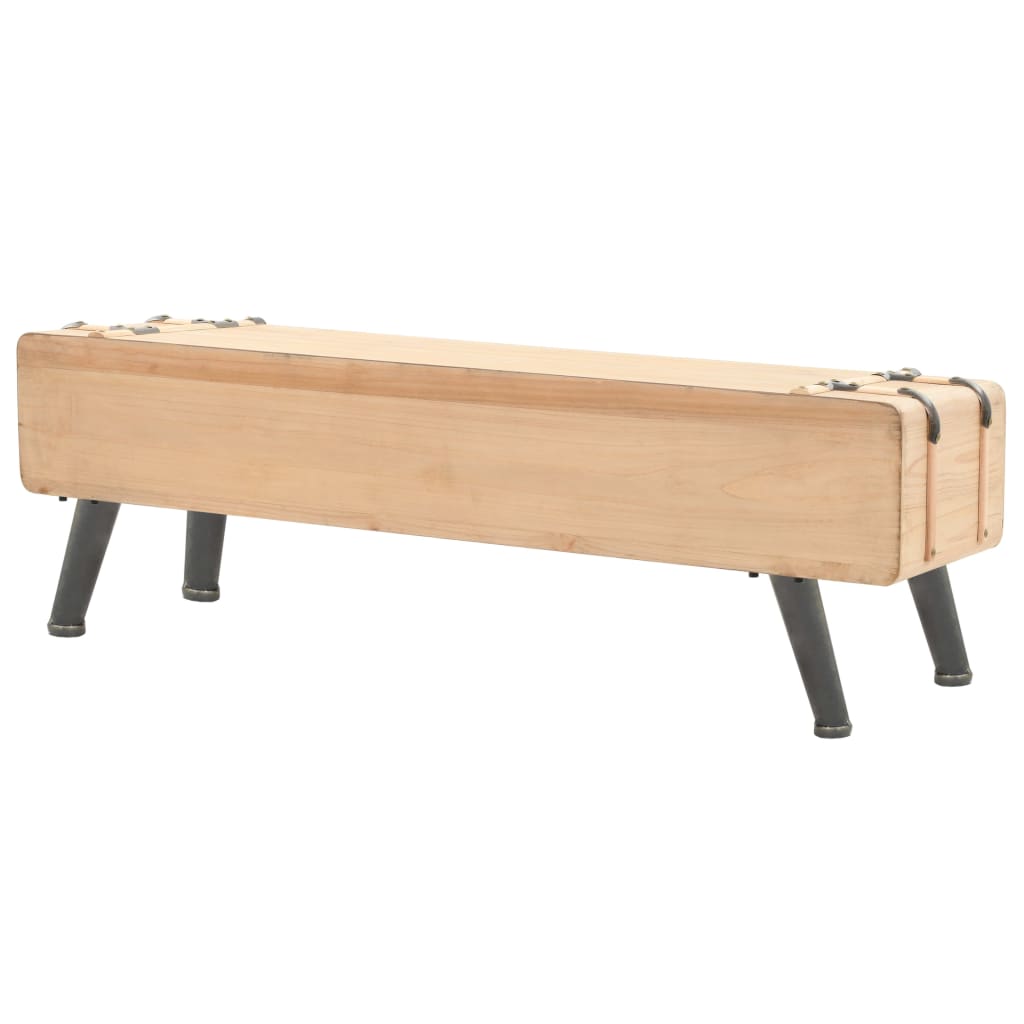 Tv-møbel 110x33x35 cm massivt grantræ