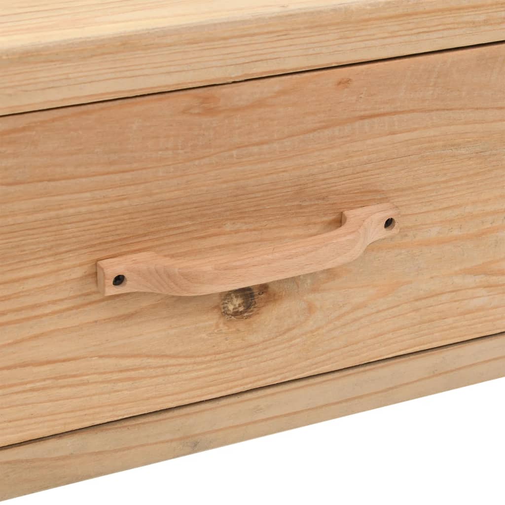 Tv-møbel 110x33x35 cm massivt grantræ
