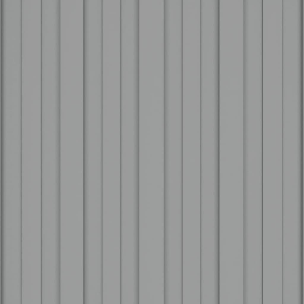 Dachpaneele 36 Stk. Verzinkter Stahl Grau 80x45 cm