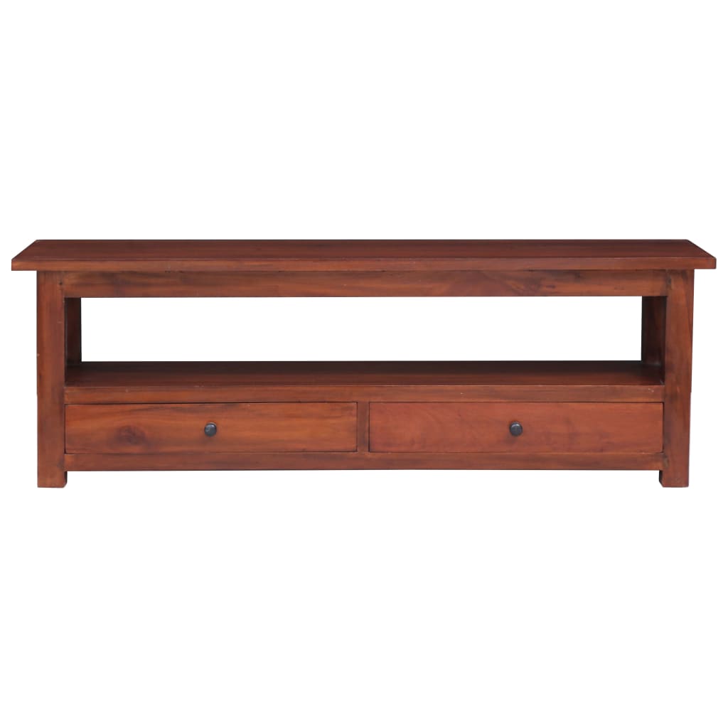 TV-skab Brun 115x30x40 cm Massiv mahogni