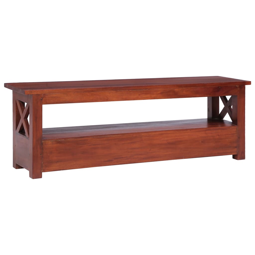 TV-skab Brun 115x30x40 cm Massiv mahogni