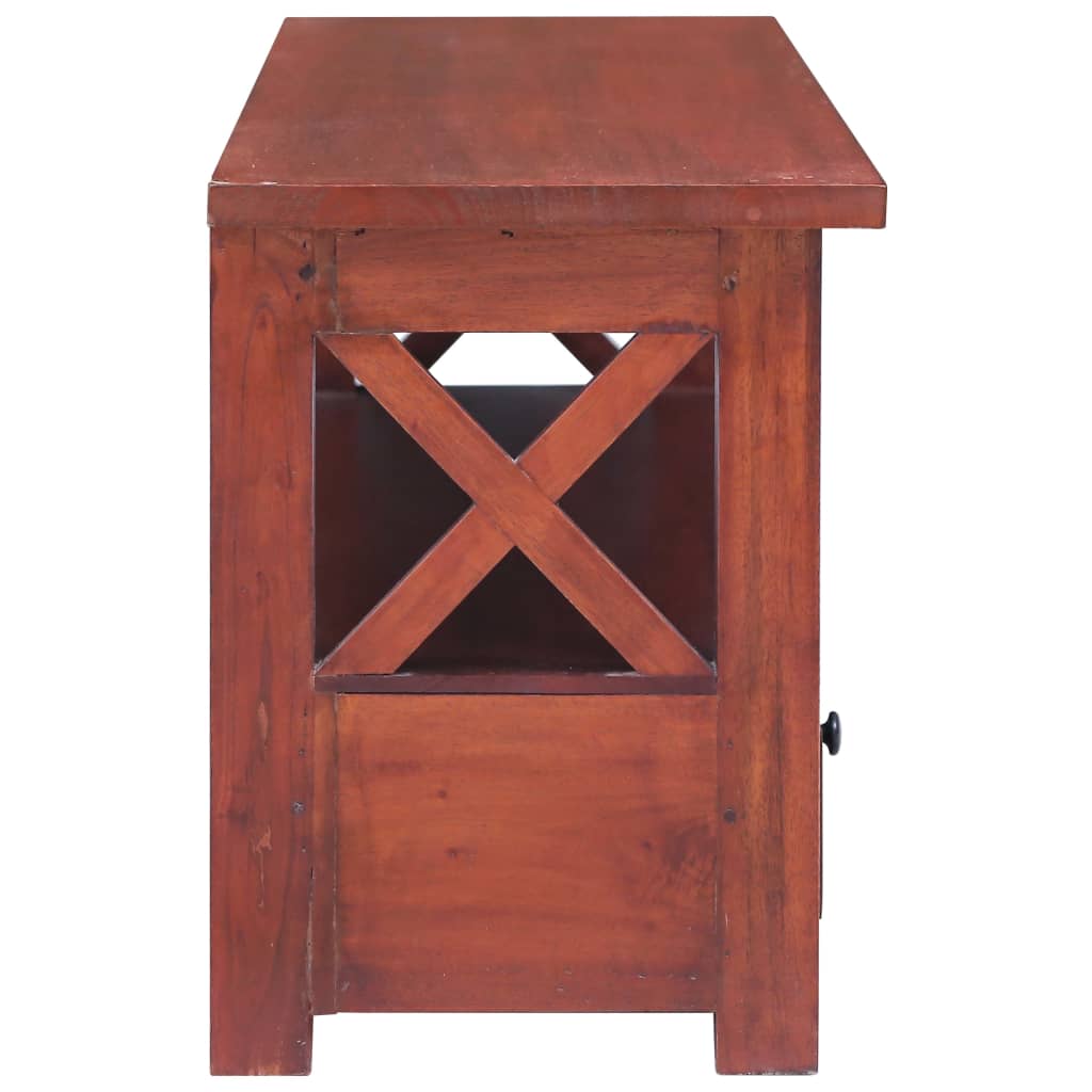TV-skab Brun 115x30x40 cm Massiv mahogni