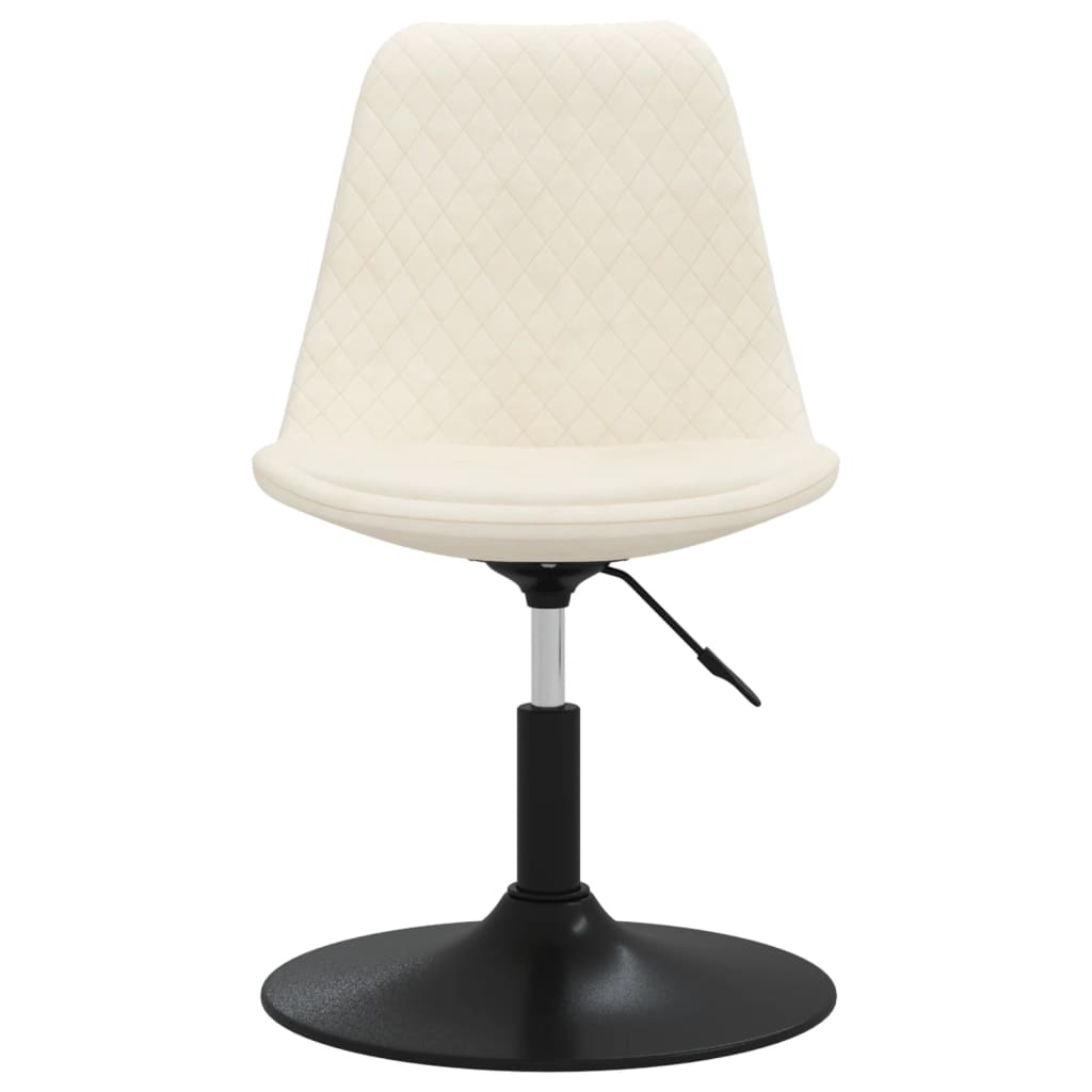 Spisestuestole 4 stk. Drejelig Creme Velvet