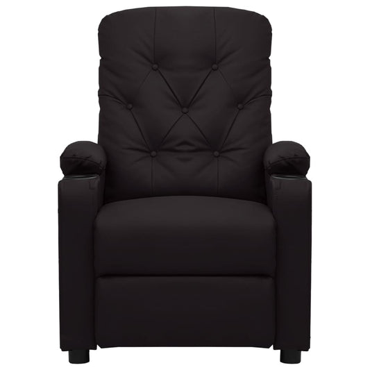 Massagesessel Schwarz Kunstleder