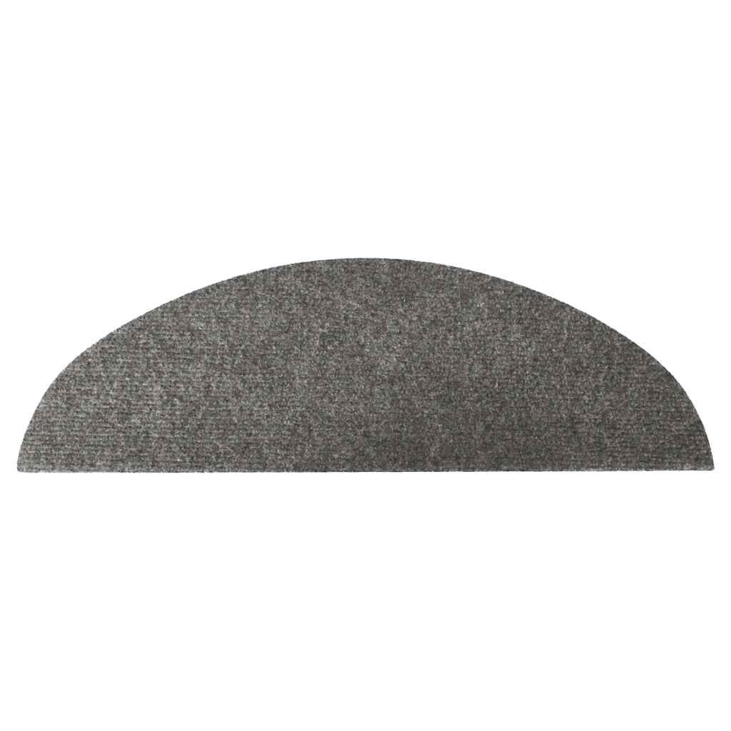 Stufenmatten Selbstklebend 15 Stk. 56x17x3 cm Grau