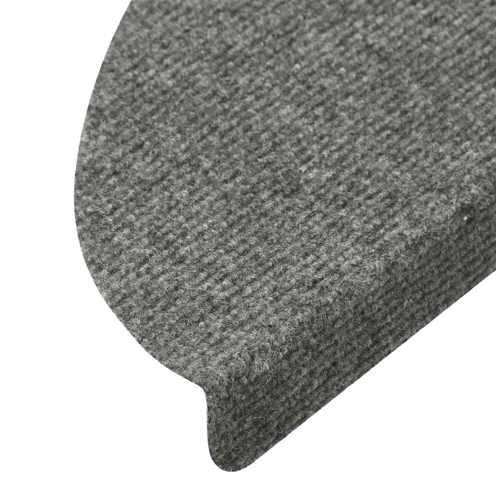 Stufenmatten Selbstklebend 15 Stk. 56x17x3 cm Grau