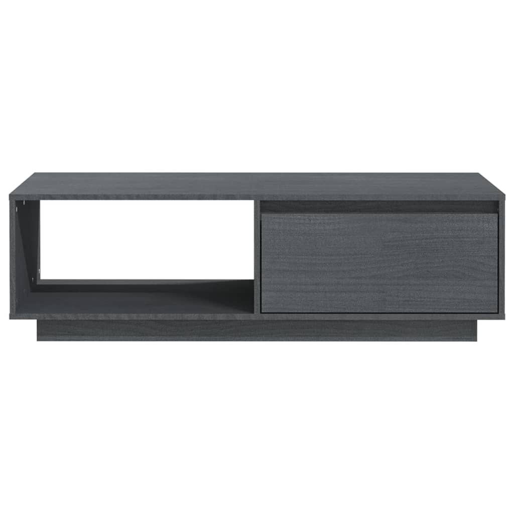 Sofabord Grå 110x50x33,5 cm Massiv Fyr