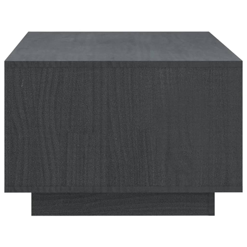 Sofabord Grå 110x50x33,5 cm Massiv Fyr